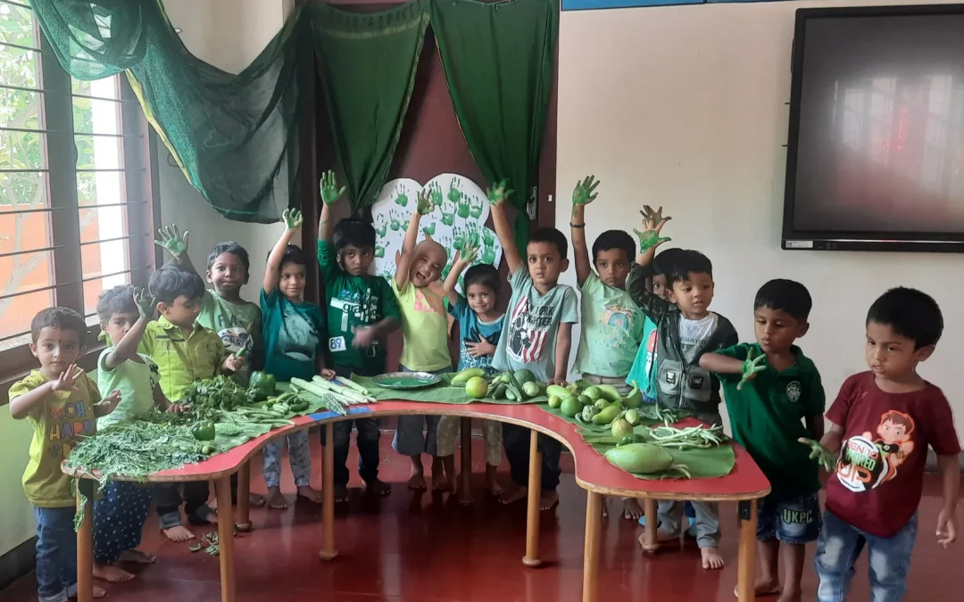 Hand Print & Colour Identification: Blending Learning and Creativity in PreKG