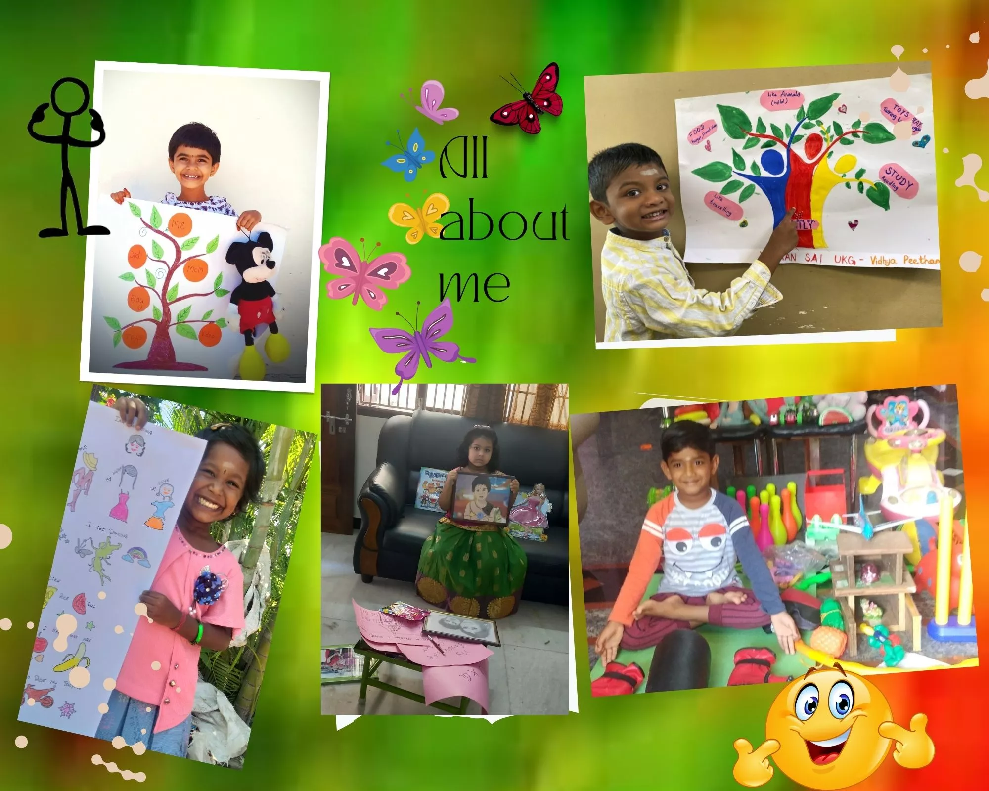 All about me 1 UKG Activity 2021