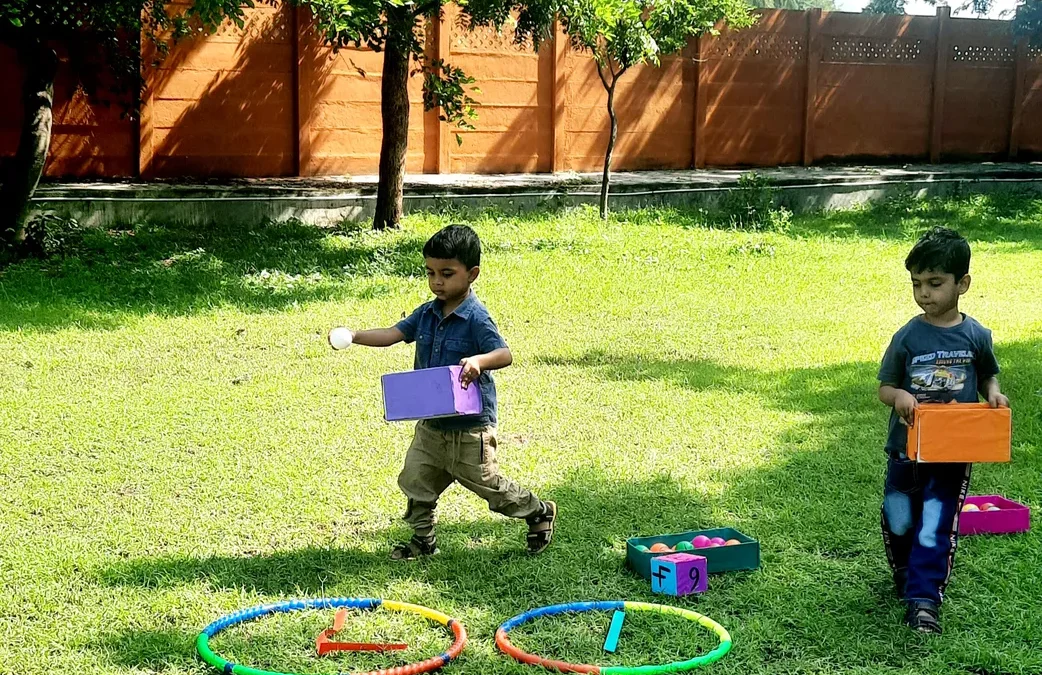 Number Counting Activities: Hula Hoop Numbers – LKG