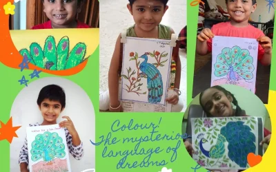 UKG’s Colorful Peacock Dance: Creative Coloring Activities