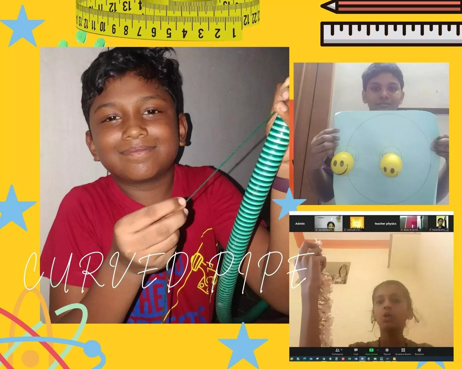 measurement and motion g6b Vidhya Peetham i-School's 6th std demonstrates measuring with forearms and outstretched arms, reviving ancient non-standard units of measurement in a modern classroom setting.