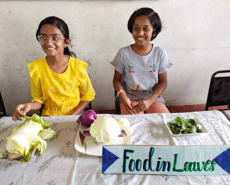 Class VI students from Vidhya Peetham i-School, a leading school in Salem, gather for a group photo after successfully organizing a 'Food from Plants and Animals' exhibition.