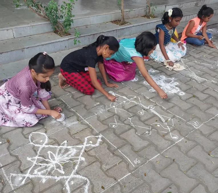 Rangoli Kolam – 3rd to 5th