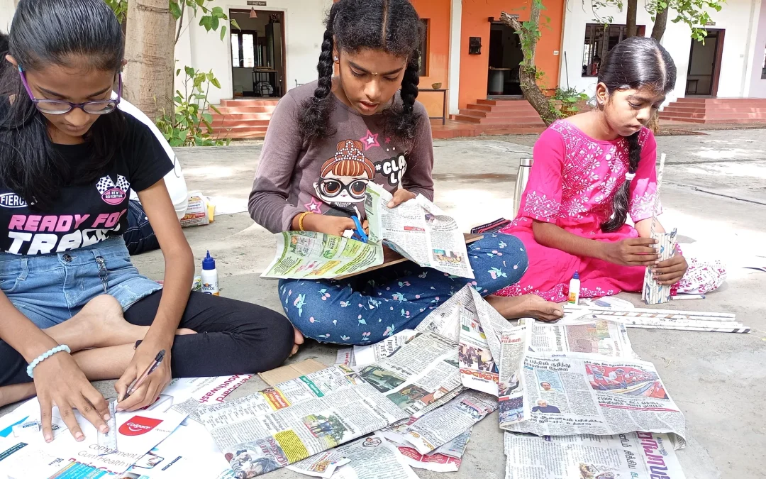 Craft With Newspaper – 7th