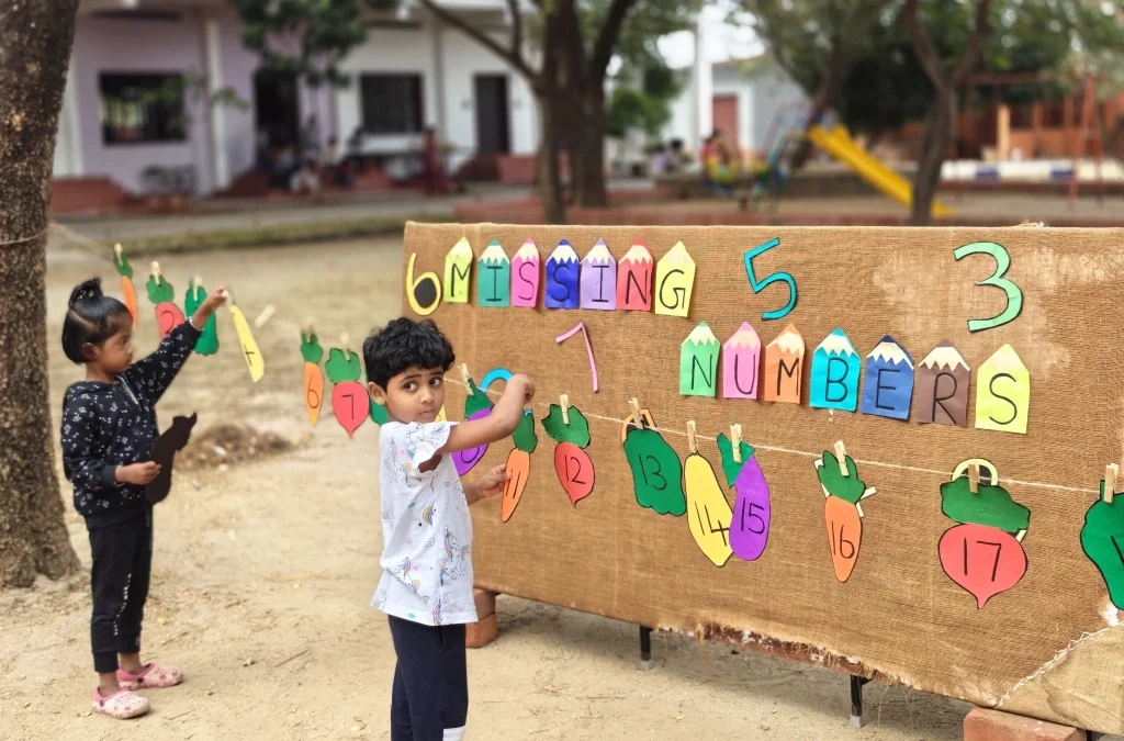 Missing Numbers Activity – LKG