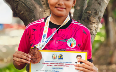 Tanishka K Selected for State-Level CM Trophy Football Match